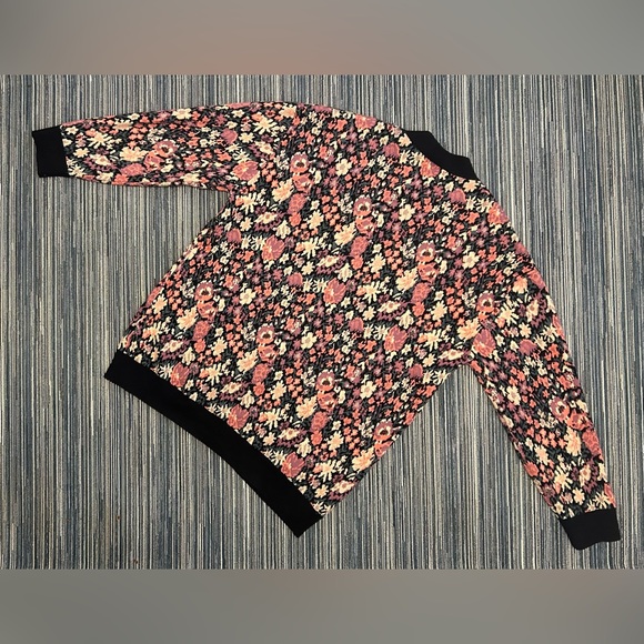 Zara Size M Floral Jacquard Knit Cardigan Sweater and Leggings Set - Picture 6 of 12